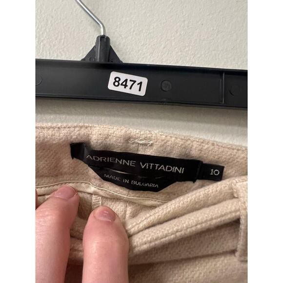 Adrienne Vittadini Tan Dress Pants Sz 10 - Picture 3 of 3